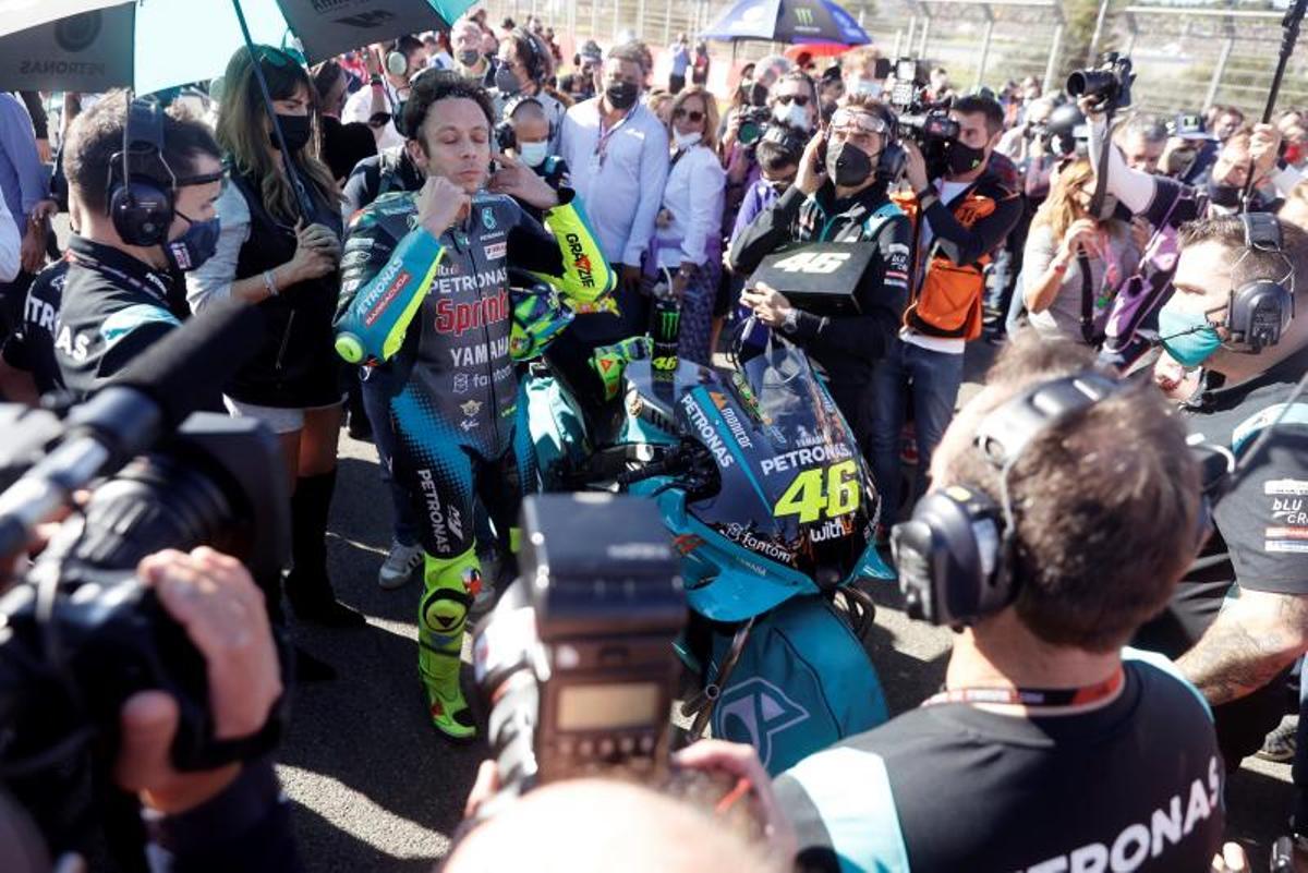 Las mejores imágenes de la despedida de Valentino Rossi Las mejores imágenes de la despedida de Valentino Rossi