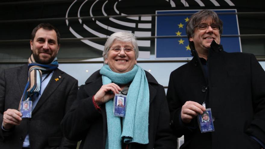 Comín, Ponsatí i Puigdemont, aquest dimecres a l&#039;Eurocambra