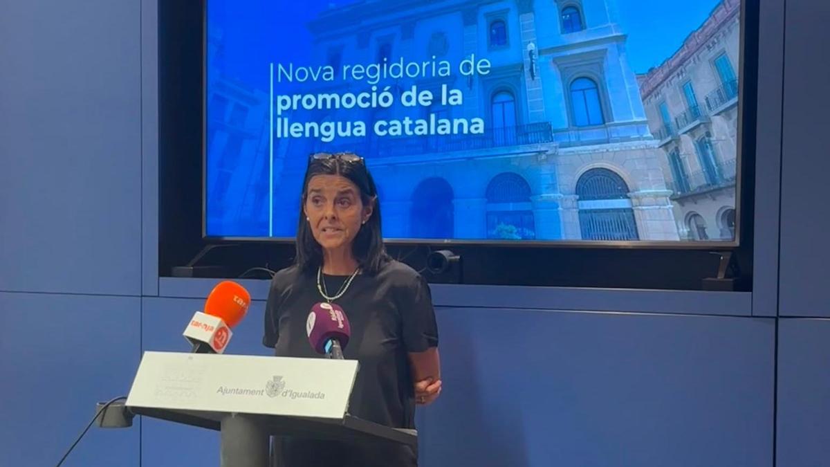 La regidora Maribel Cuadras