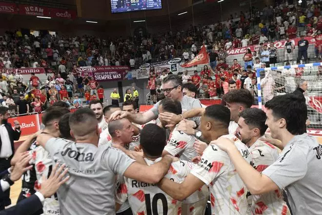 La clasificación de ElPozo Murcia a la final de liga, en imágenes