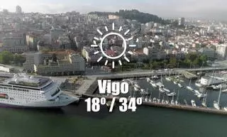 El tiempo en Vigo: previsión meteorológica para hoy, martes 23 de julio