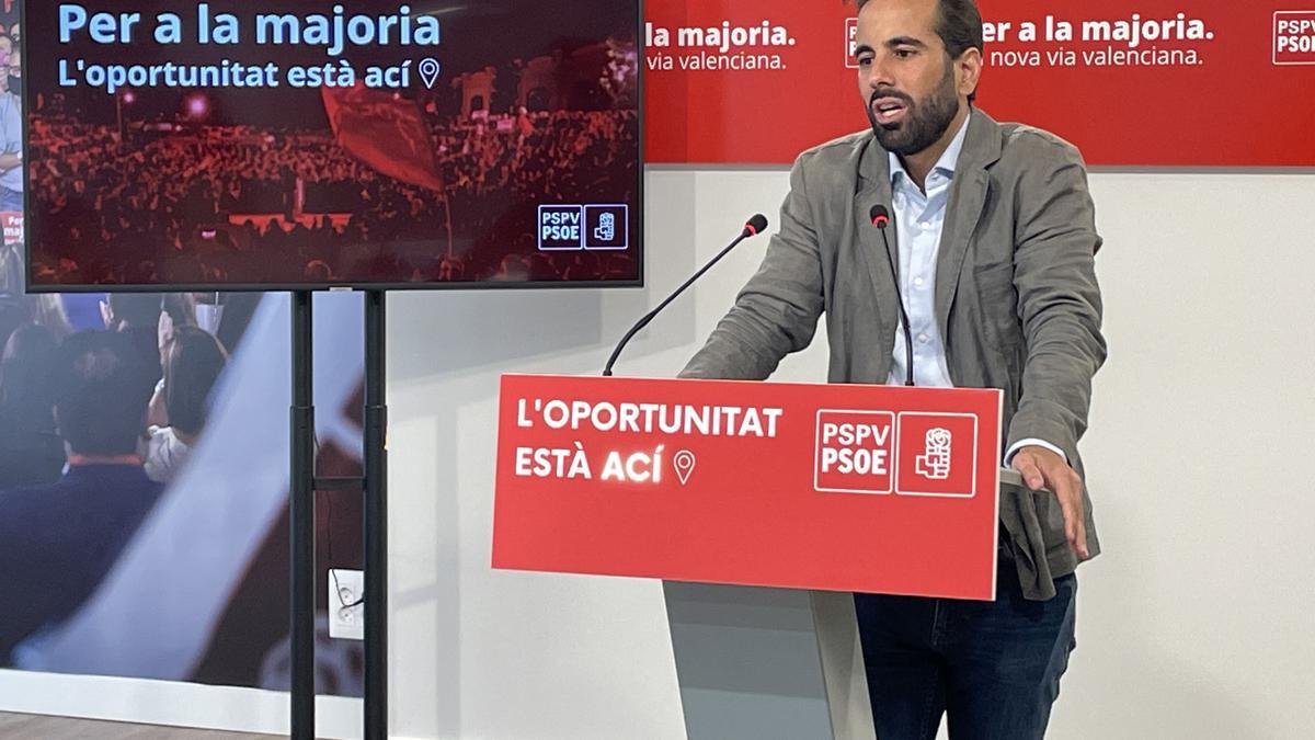 Foto de archivo del portavoz de Hacienda del PSPV-PSOE en les Corts Valencianes