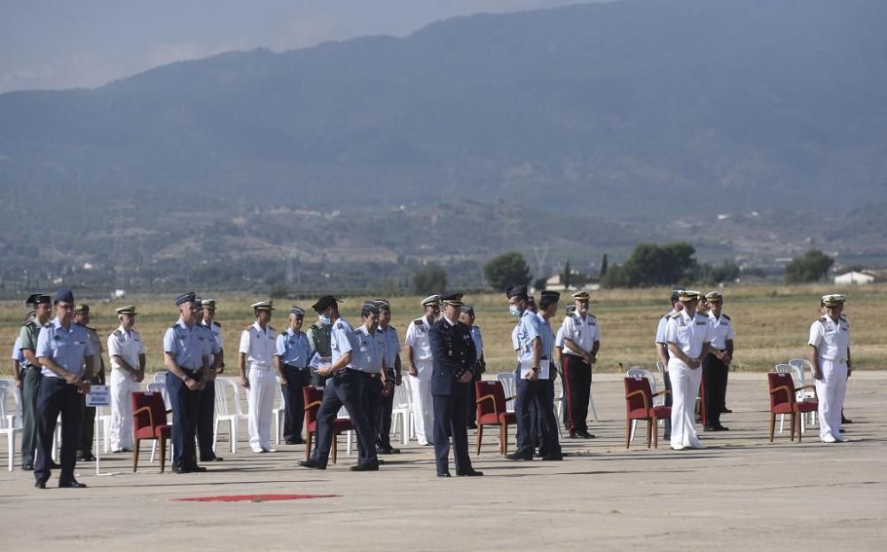 Acto de relevo de mando de la Base Aérea de Alcantarilla