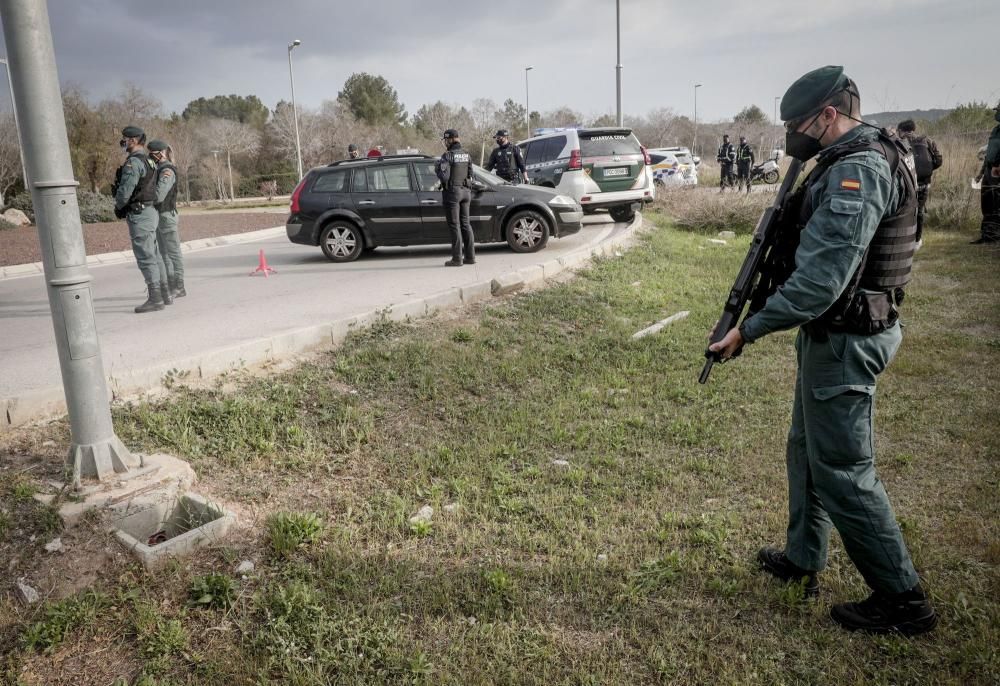 Starke Polizeipräsenz am Wochenende auf Mallorca