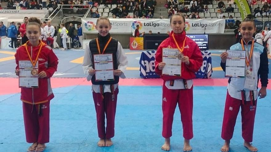 Dos bronces para el Taekwondo Benavente en el Campeonato de España de clubes