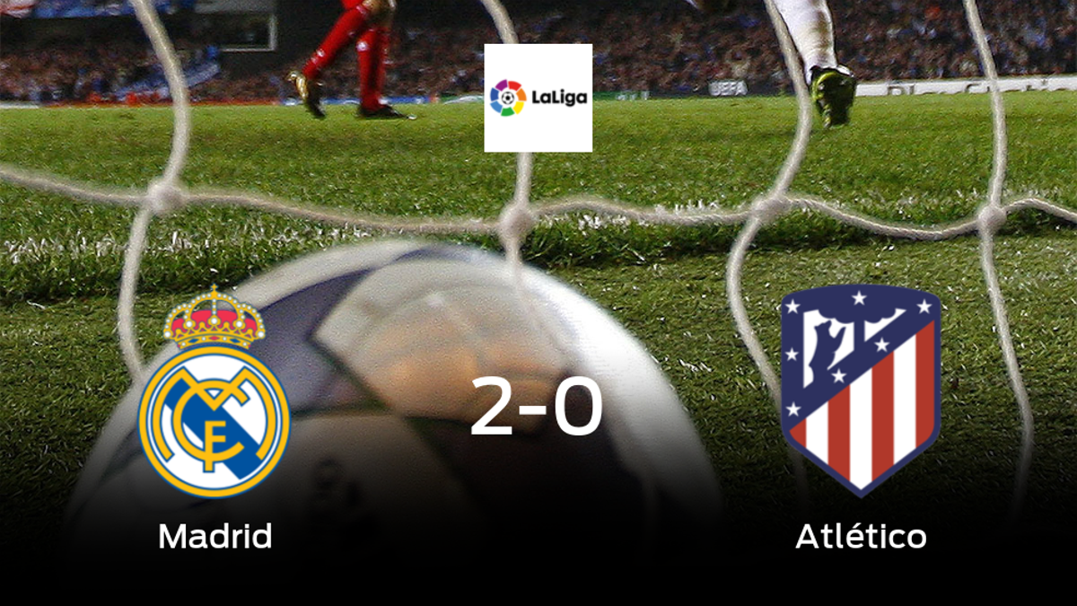 Tres puntos para el equipo local: Real Madrid 2-0 Atlético de Madrid
