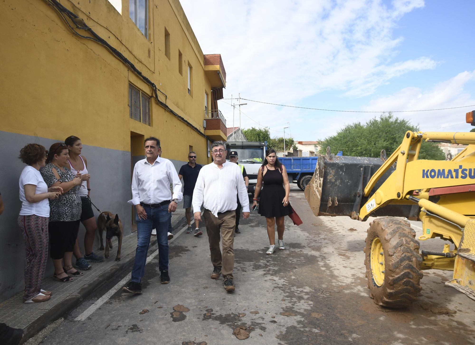 Los estragos del temporal en Javalí Viejo, en imágenes