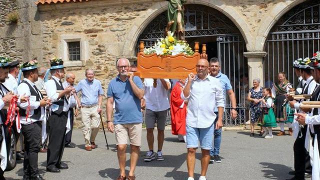 Imagen de la procesión de San Roque en Alcañices.