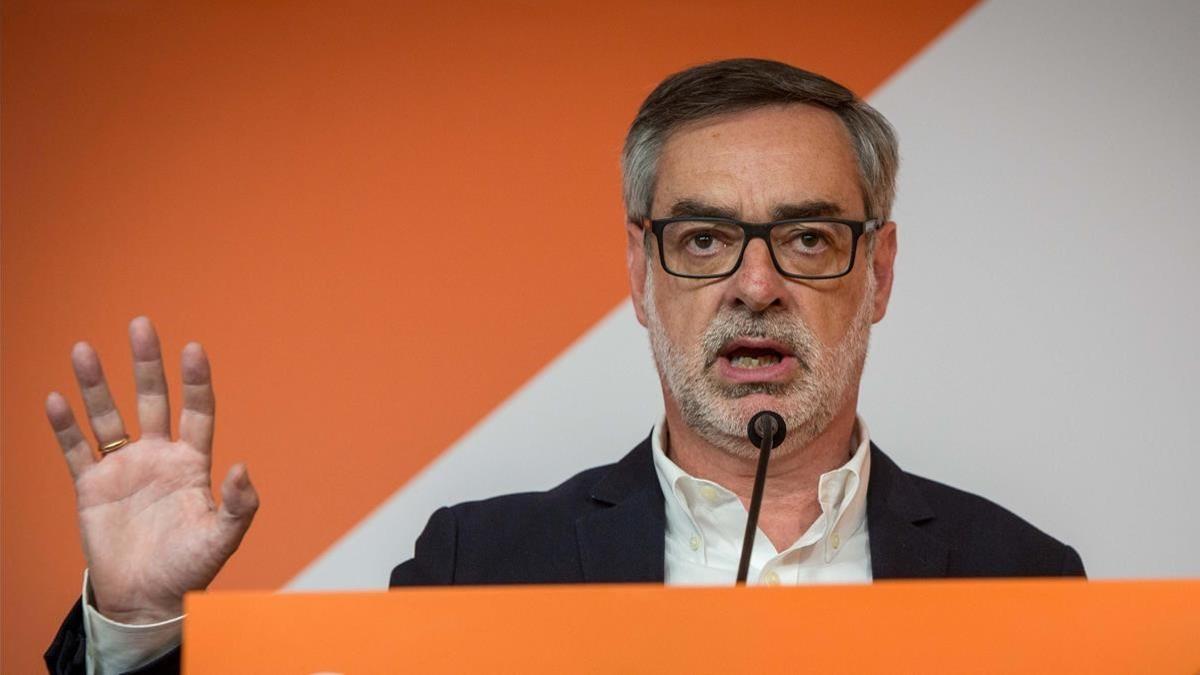 José Manuel Villegas, secretario general de Ciudadanos.