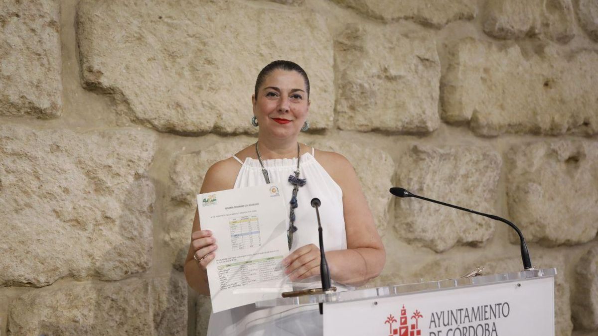 Eva Contador, durante el balance de las escuelas de verano.