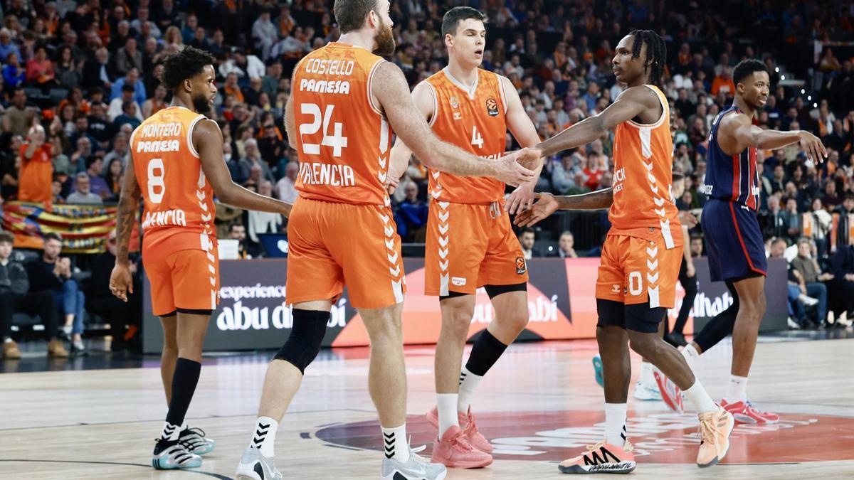 Valencia. Partido de Euroliga Valencia Basket Club vs Kosner Baskonia VLC SPD