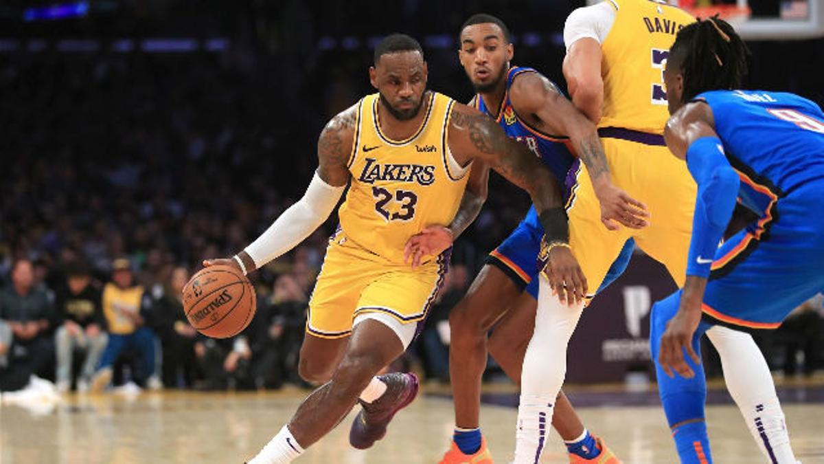 Los Ángeles Lakers 112-107 Oklahoma City Thunder