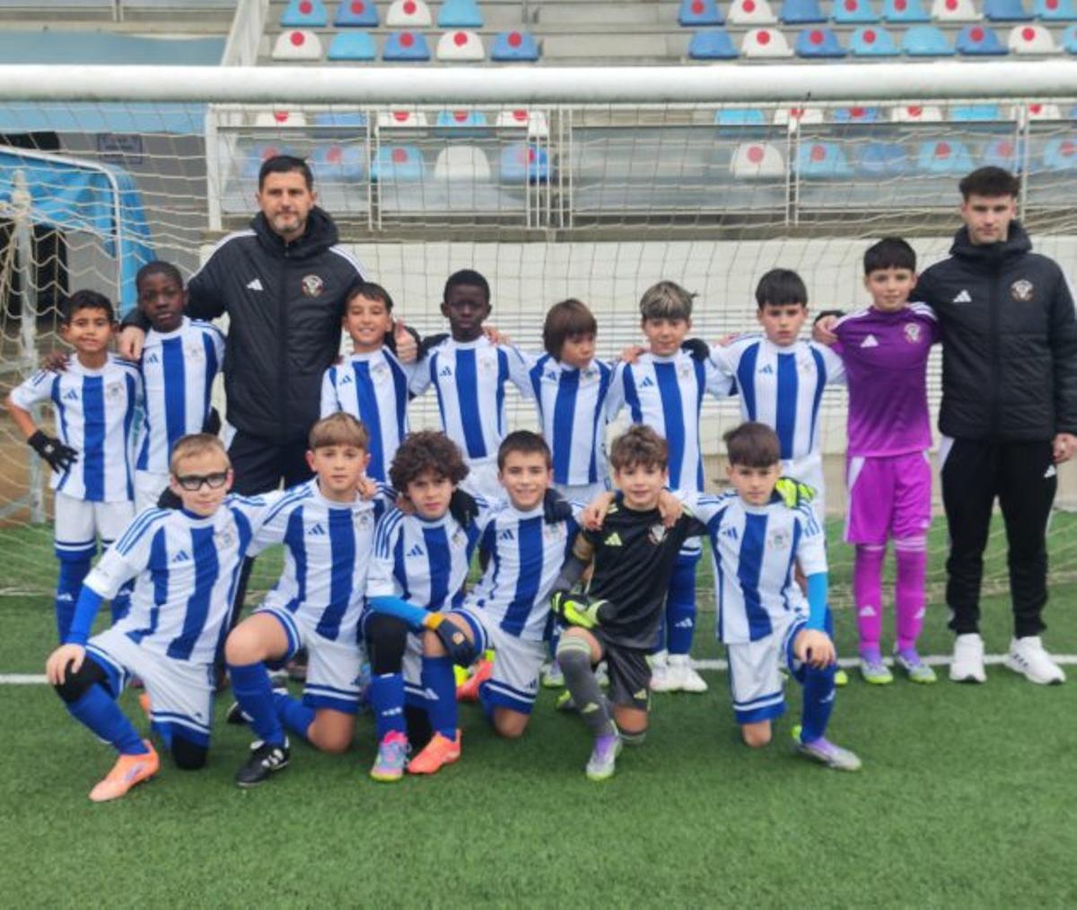 El Benjamín A, campeón de liga.  | SERVICIO ESPECIAL