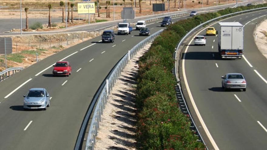 Una carretera de Málaga.