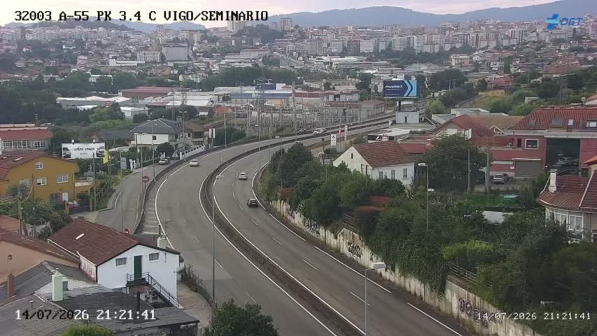 Una ciudad paralizada por el España-Francia: así están las carreteras de Vigo y su área