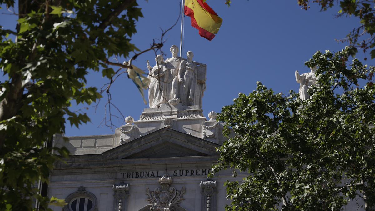 La fachada de la sede del Tribunal Supremo.