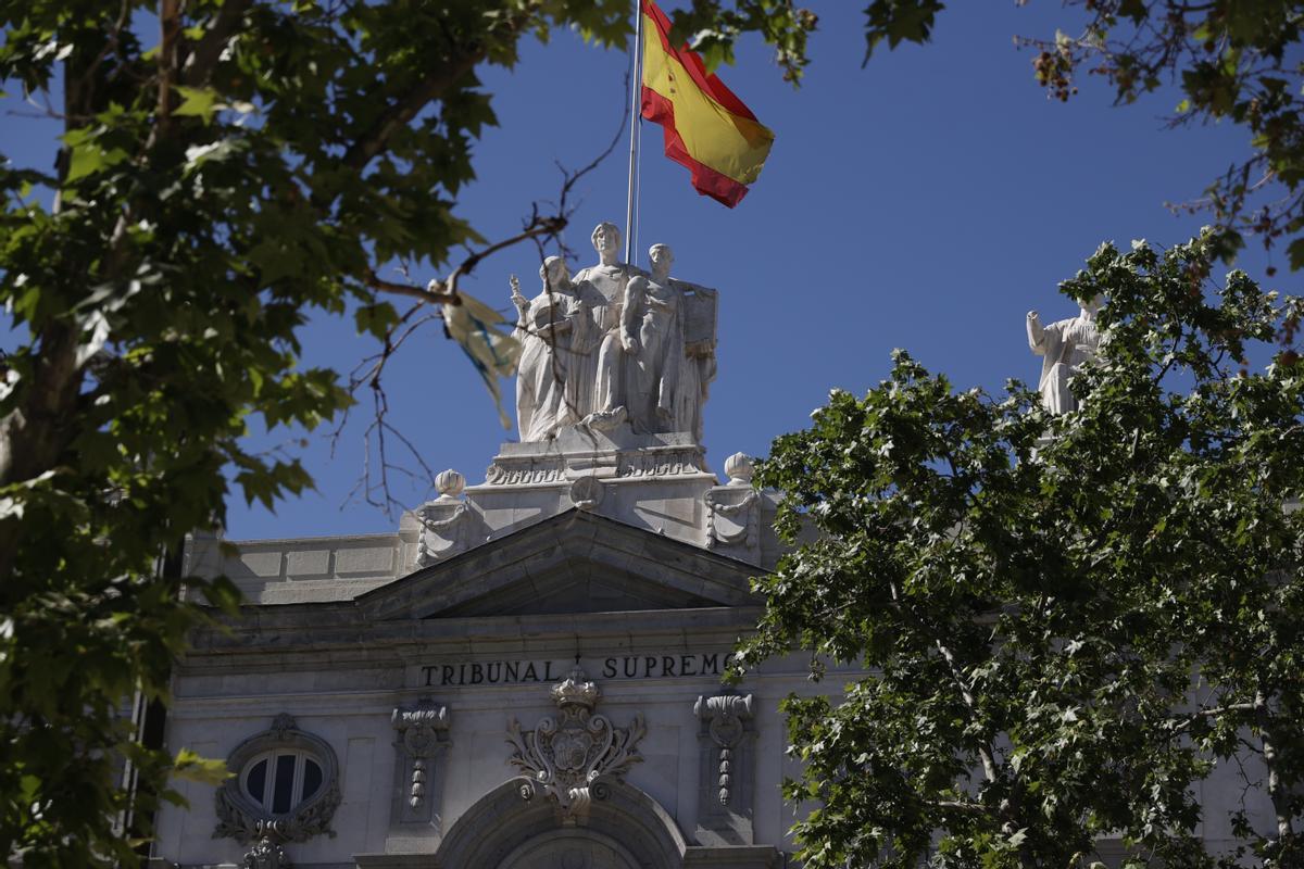 La fachada de la sede del Tribunal Supremo.