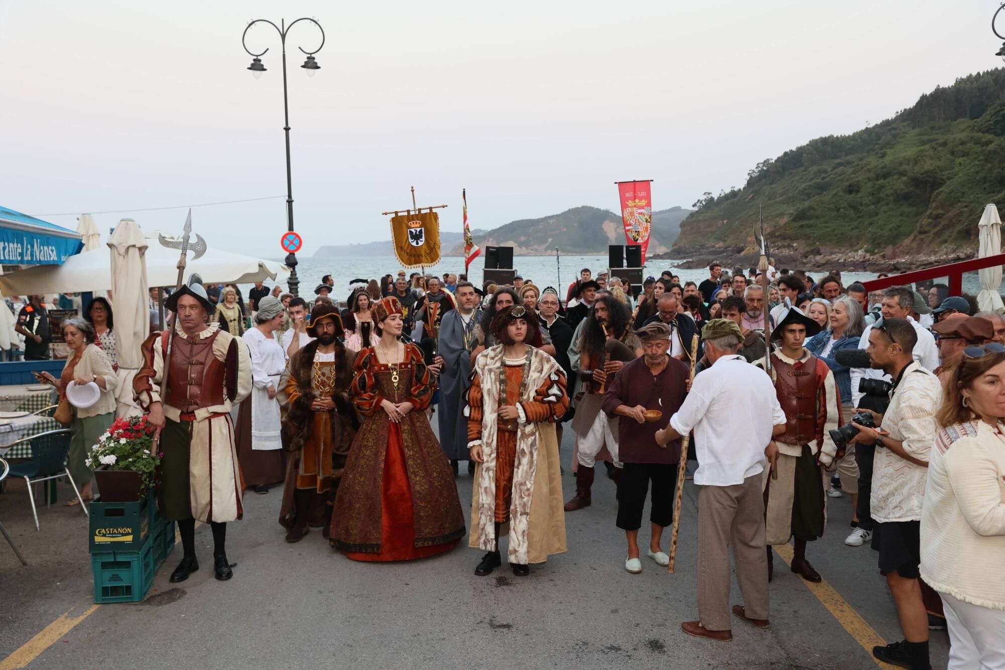 Carlos V siempre desembarca en Tazones