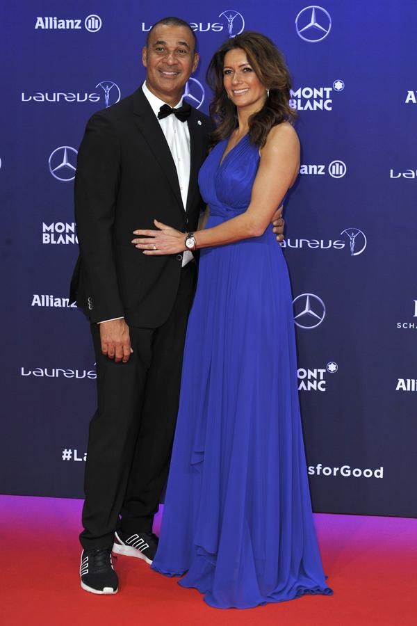 Premios Laureus 2017: Ruud Gullit y su pareja