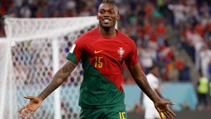 Portugal - Ghana: EL gol de Rafael Leao