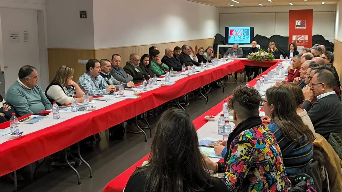 Reunión de la Federación de Bandas de Música en Quart de Poblet.