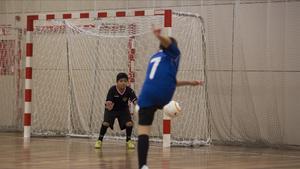 Imagen durante un partido de fútbol sala en el Baix Llobregat