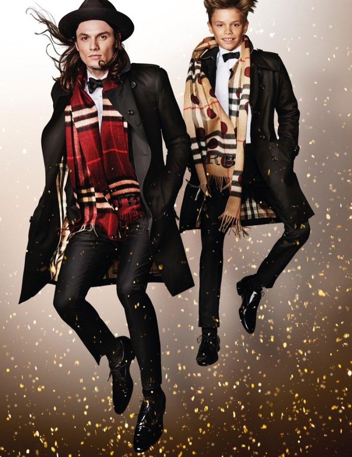 James Bay y Romeo Beckham para la campaña de navidad de Burberry