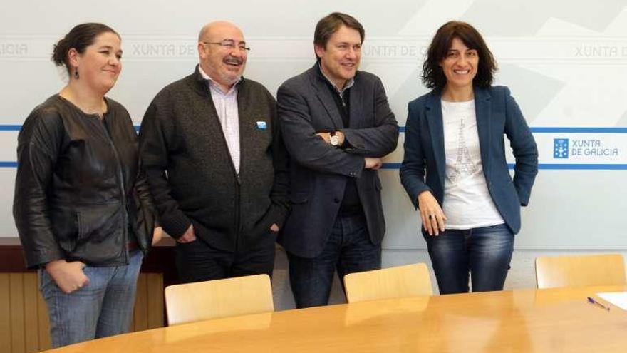 Ángeles Vázquez se reúne con los sindicatos agrarios