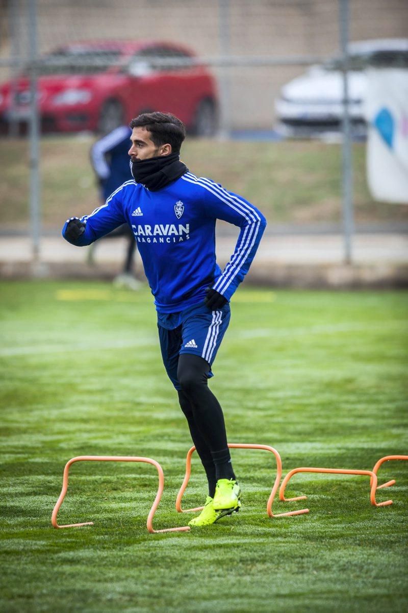 Entrenamiento del Real Zaragoza de hoy 30 de diciembre