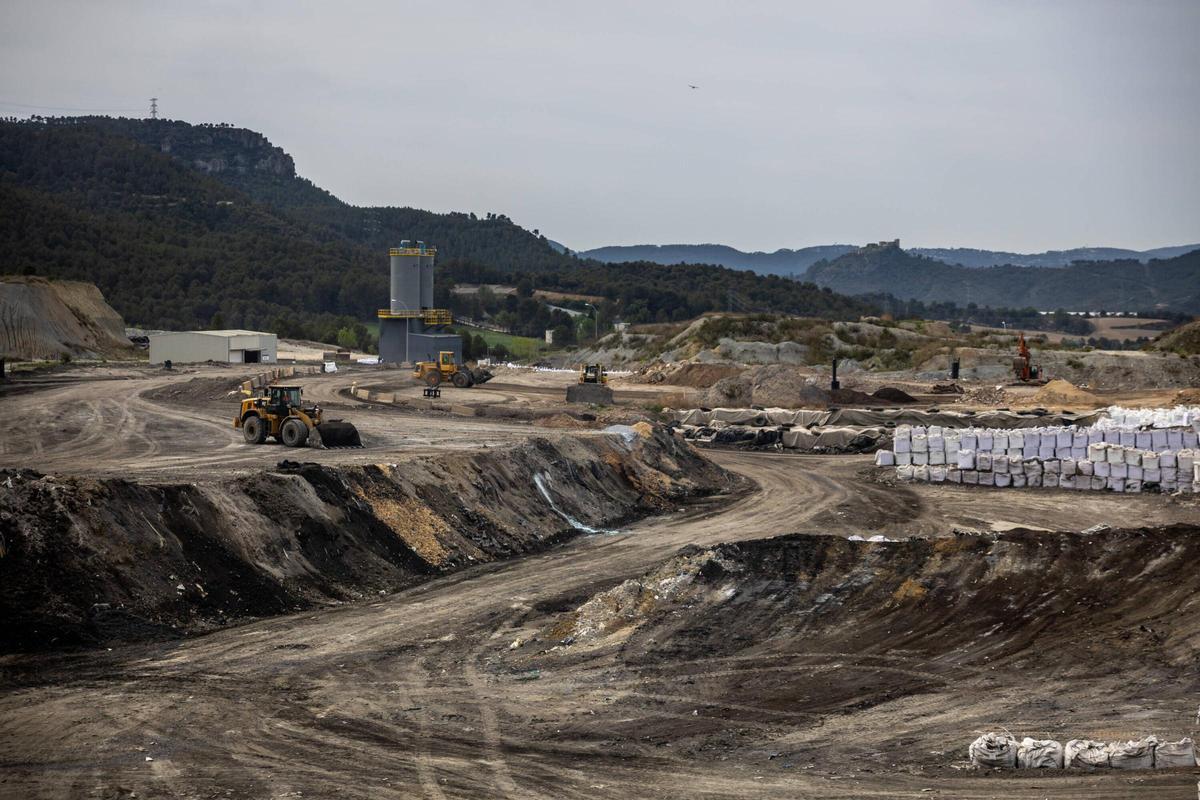 El vertedero de Can Palà, en Castellolí, el único autorizado para acumular residuos industriales peligrosos en Catalunya.