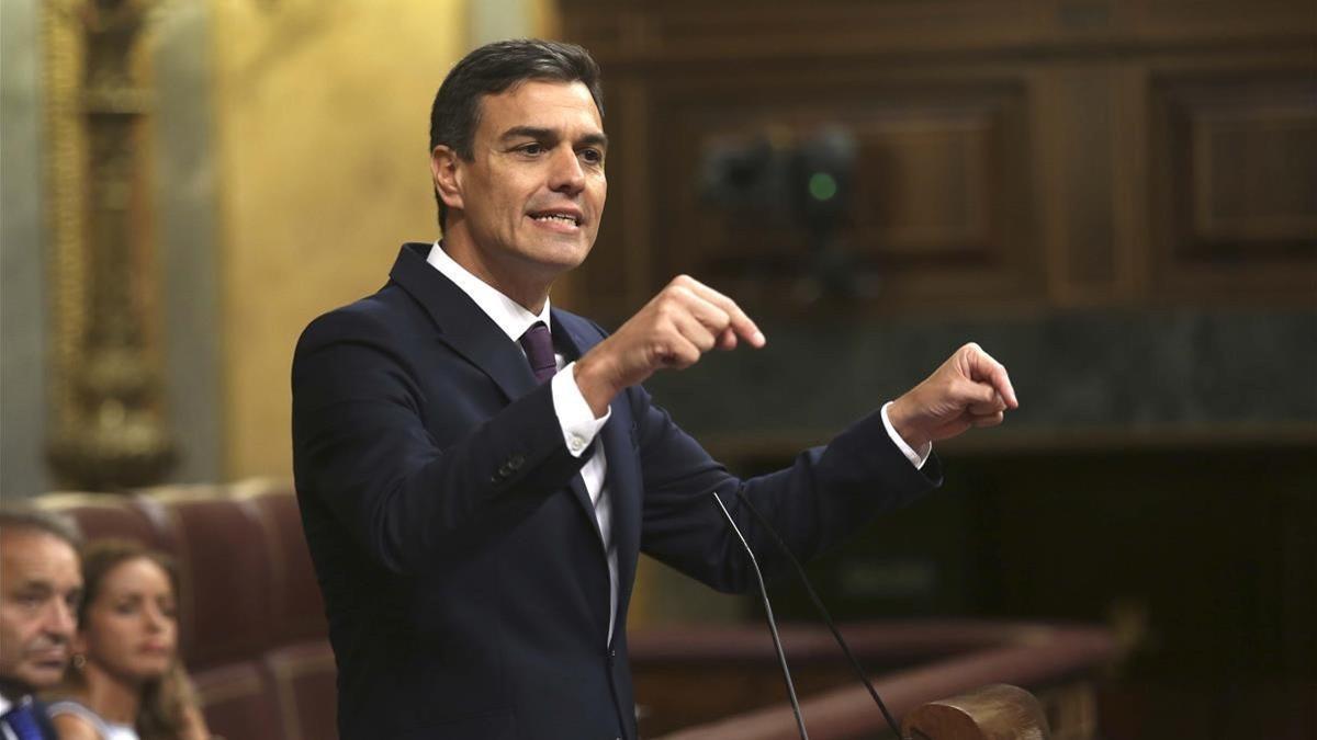 Pedro Sánchez en el Congreso