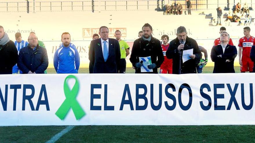 Imagen del acto contra la violencia de género celebrado en Aranda de Duero hace unos días