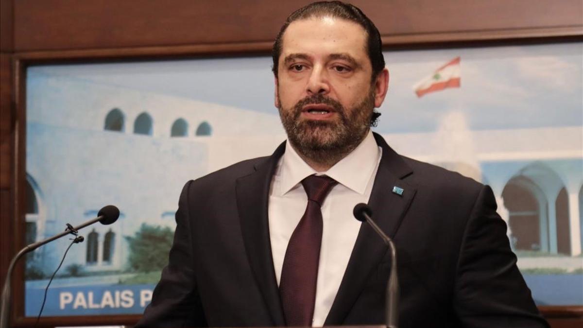 El primer ministro libanés, Saad Hariri.