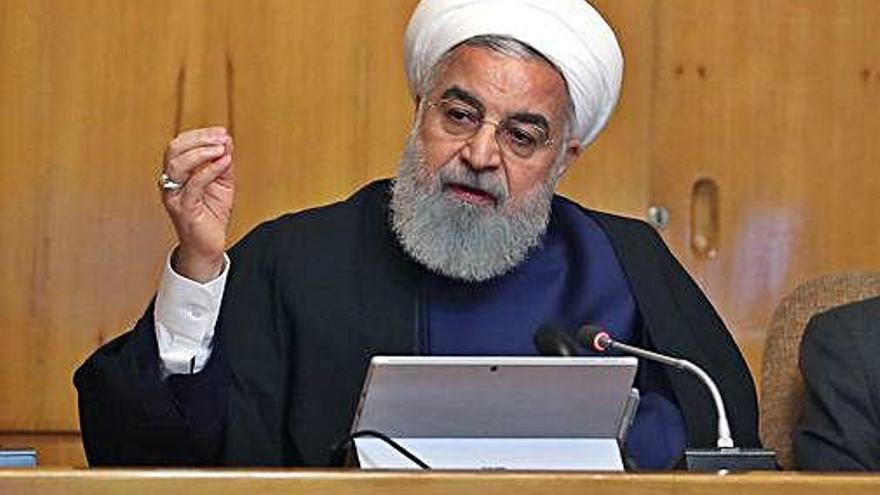 El president de l&#039;Iran, Hassan Rouhani, a Teheran