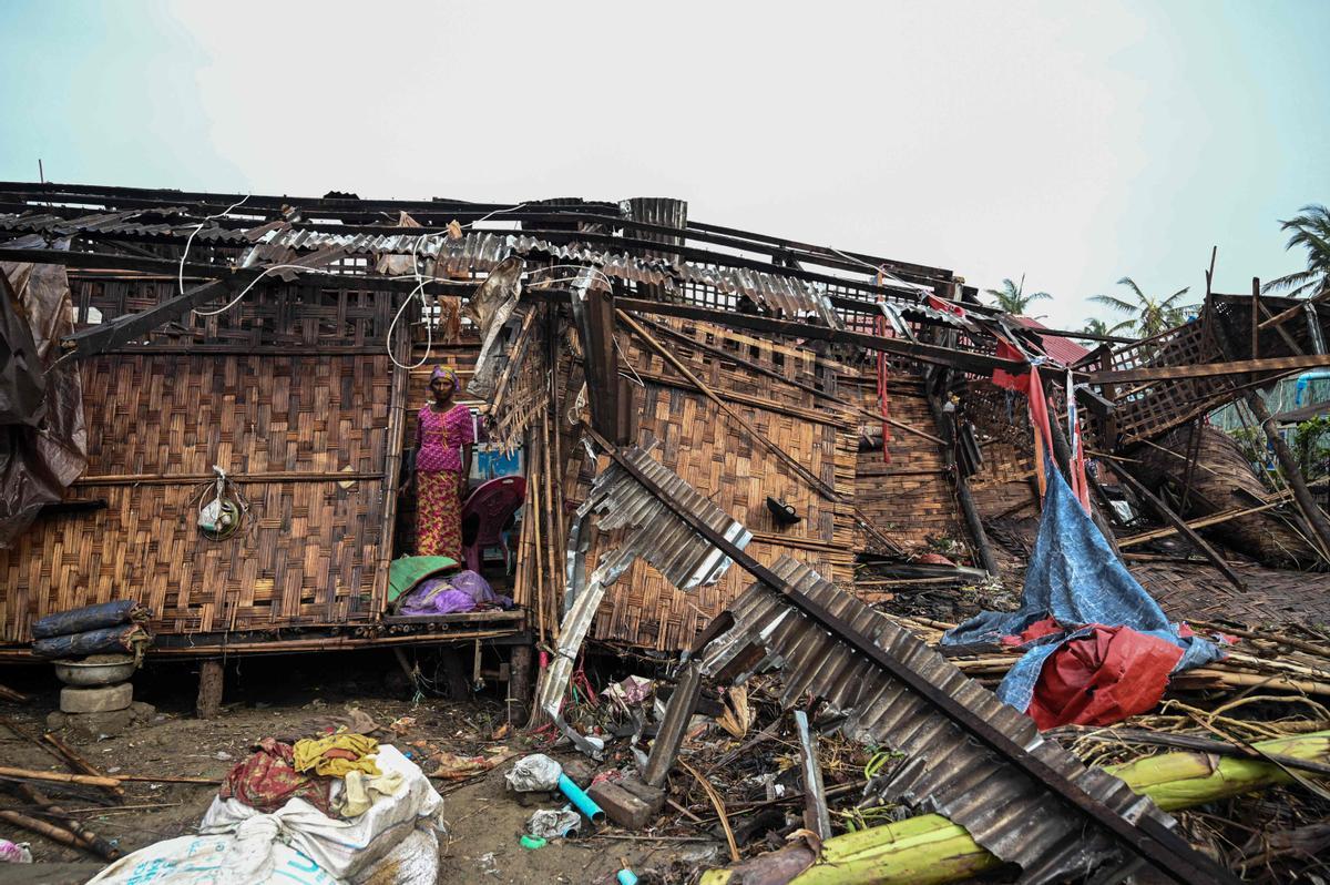 El ciclón Mocha arrasa las costas de Bangladés y Birmania con vientos de más de 200 km por hora