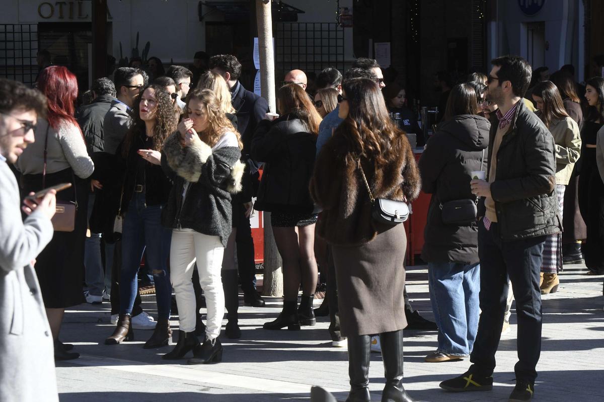 Así ha sido el tardeo de Nochevieja en Murcia