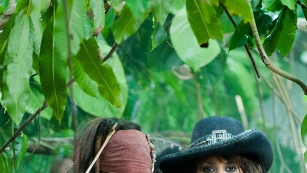 Johnny Depp y Penélope Cruz en 'Piratas del Caribe'