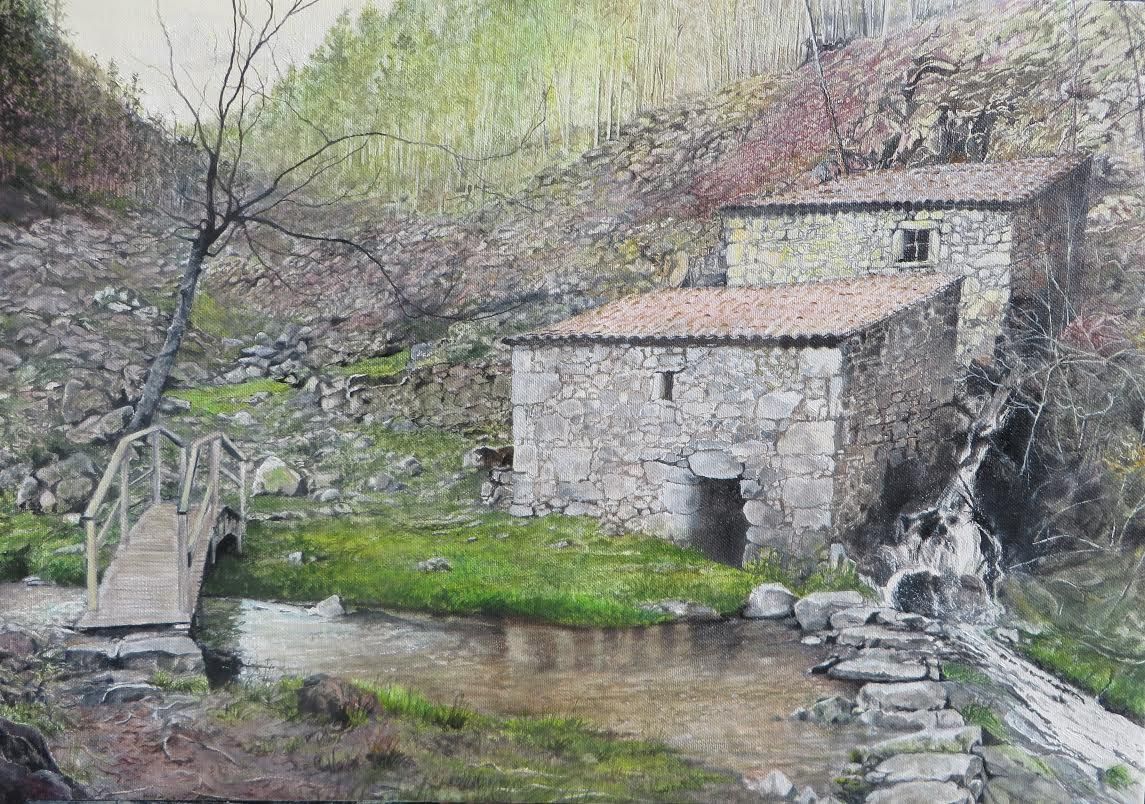 Otra obra del pintor guardés Antonio Martínez "Cachi"