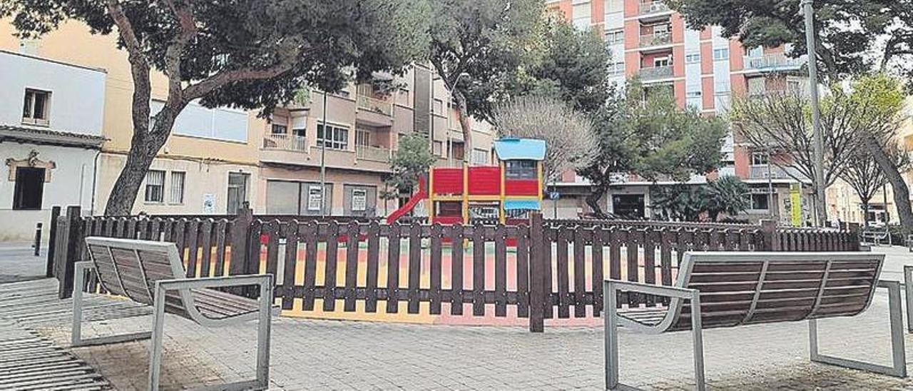 La nueva zona de juegos infantiles de Santa Elisabet.