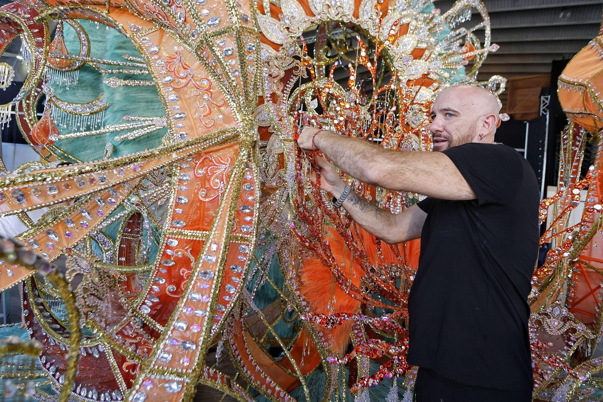 Backstage de la Gala de la Reina de Santa Cruz de Tenerife