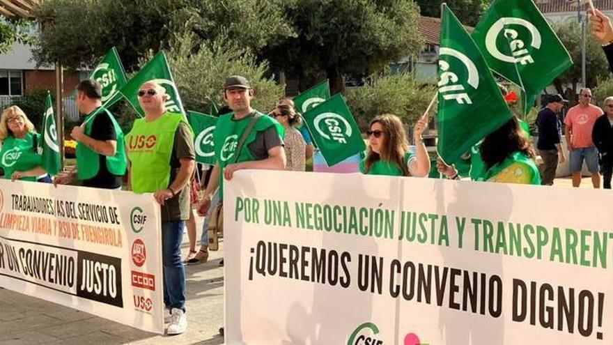 Convocan huelga de limpieza y recogida de basuras en Fuengirola del 5 al 12 de octubre
