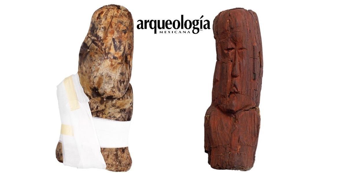 Piezas de la muestra precolombina en Santiago entre 1996 y 1997