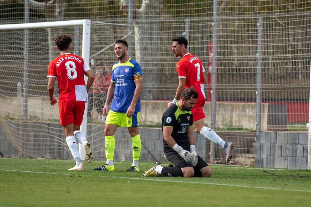 EL Girona B va guanyar en el seu retorn a Riudarenes