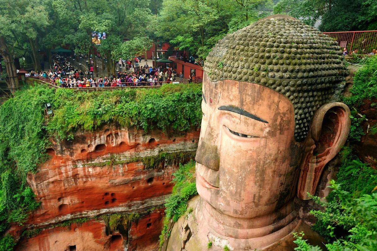 Gran Buda de Leshan, China.
