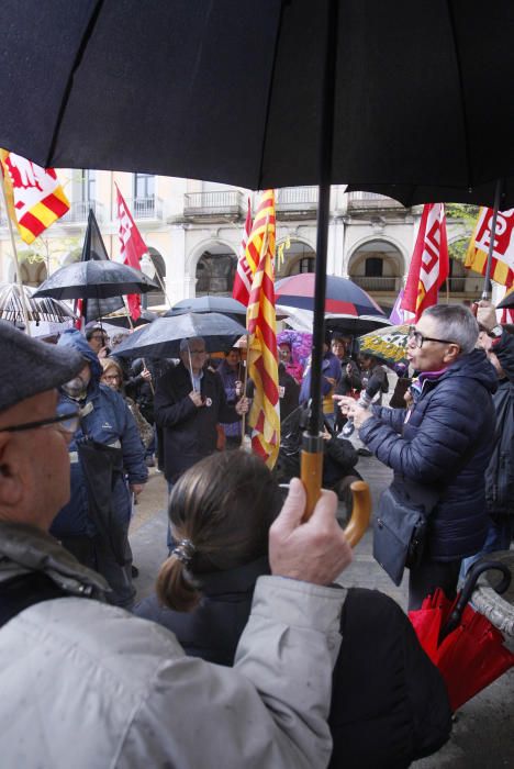 Manifestació pensionistes Girona