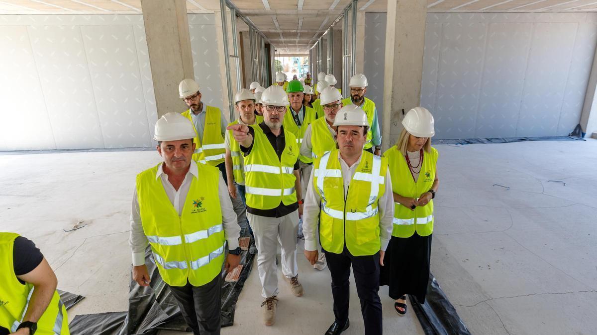 Juanfran Pérez visita las “avanzadas obras” del Tercer Colegio de La Nucía