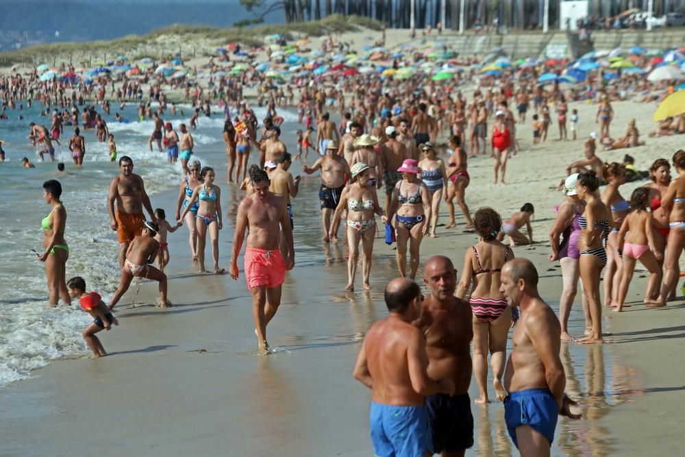 Así se combatió el calor en Pontevedra