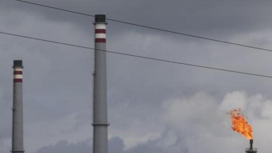 Control de temperatura a trabajadores de Arcelor en Sotiello