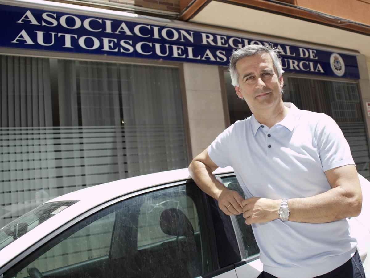 Enrique Lorca, presidente de la Asociación Regional de Autoescuelas de Murcia