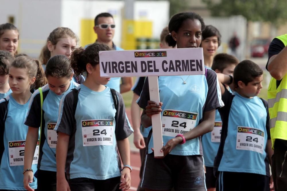 Competición escolar de Atletismo en Cartagena